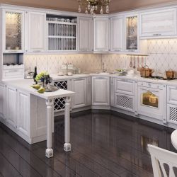 Белые кухни Кухня Виконт
