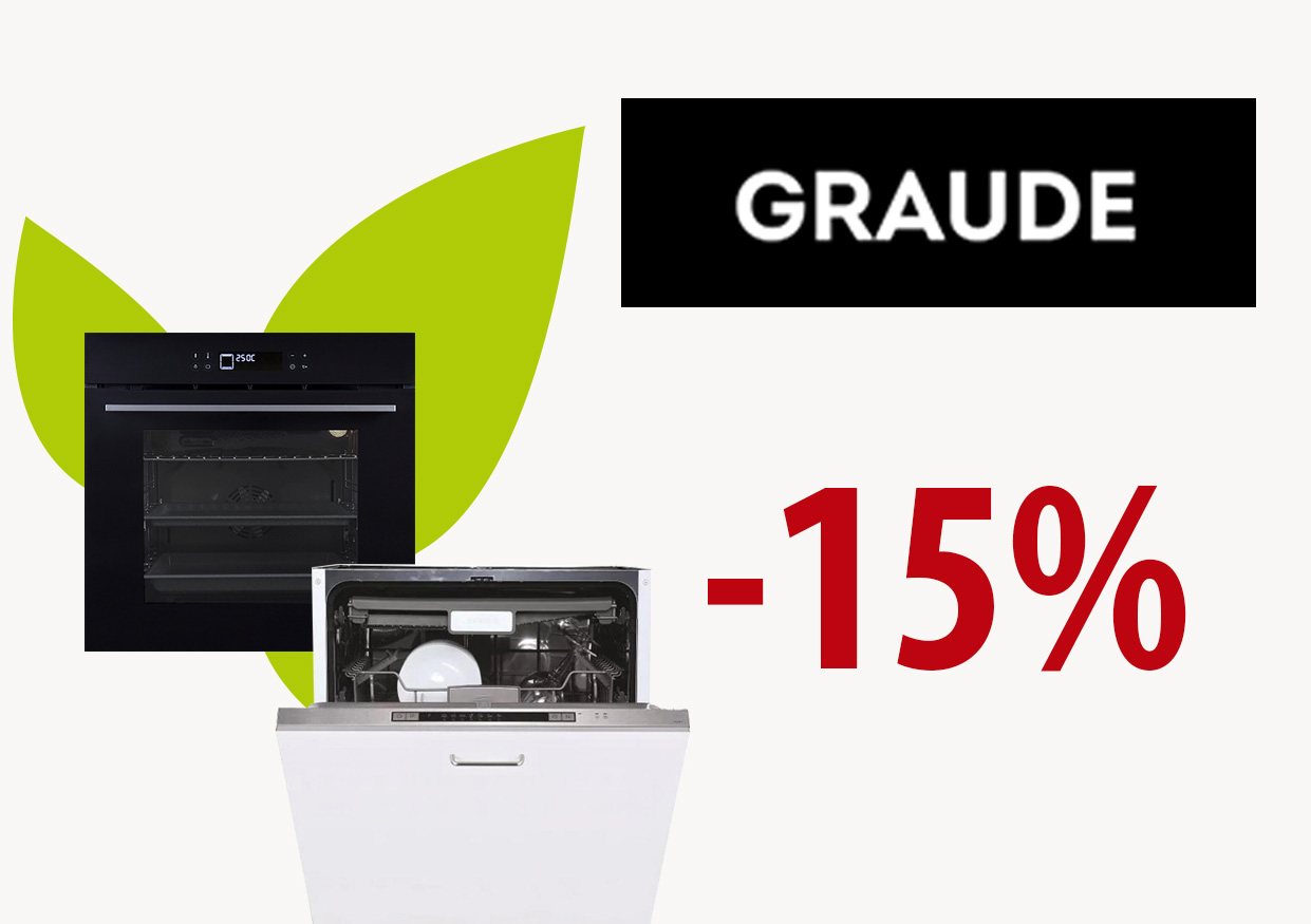 Скидка 15% на технику GRAUDE Скидка 15% на технику GRAUDE