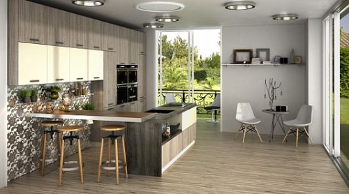 Квадратная кухня