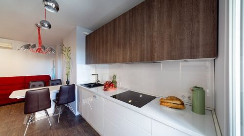 Нестандартная угловая кухня