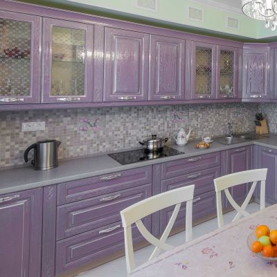  Кухня Виконт лиловый