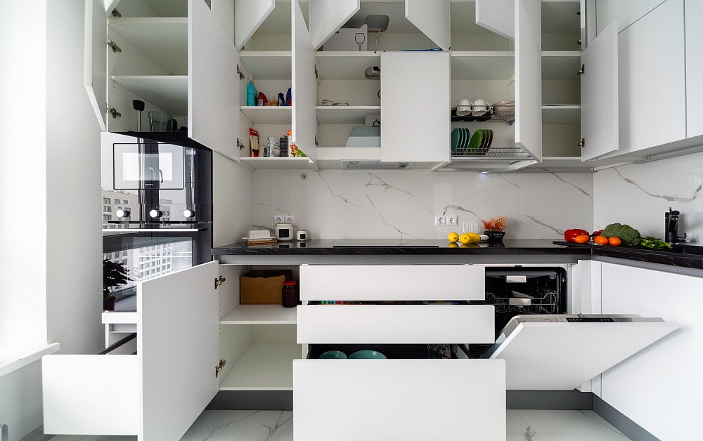 Графичная кухня победителей акции «Дарим кухни» 