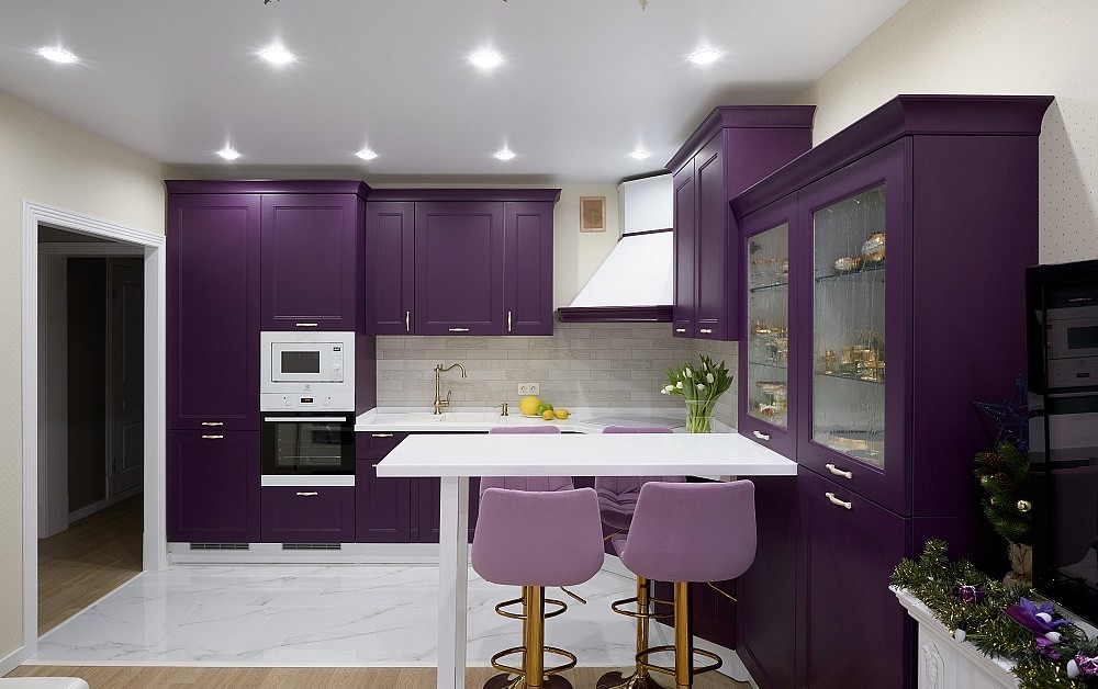 Яркая кухня в ЖК «Жулебино Парк»