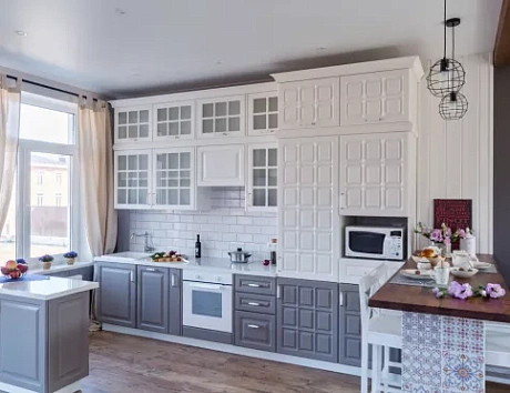 Серая кухня в Санкт-Петербурге