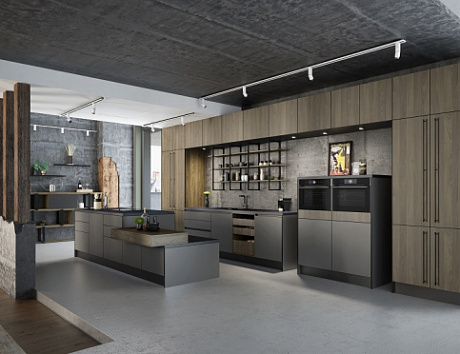 Темная кухня в Ростове-на-Дону