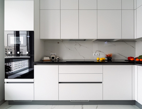 Светлая кухня в Арзамасе