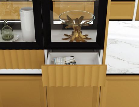 Желтая кухня в Южно-Сахалинске