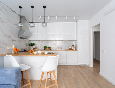 Современные белые кухни