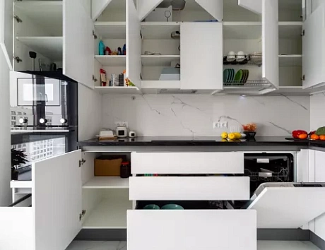 Светлая кухня в Арзамасе