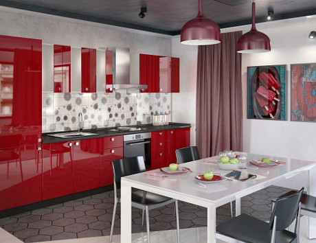 Кухни с фасадами из МДФ