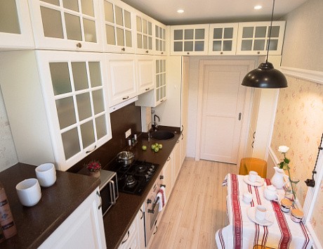 Светлая кухня в Воронеже