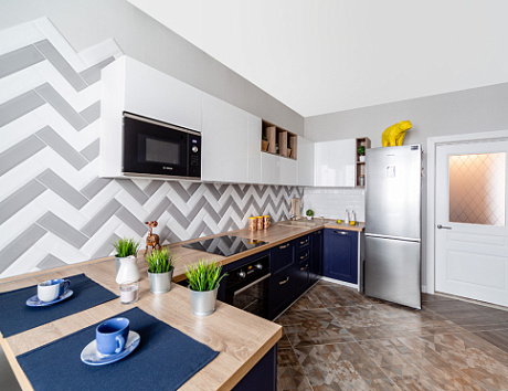 Синяя кухня в Наро-Фоминске