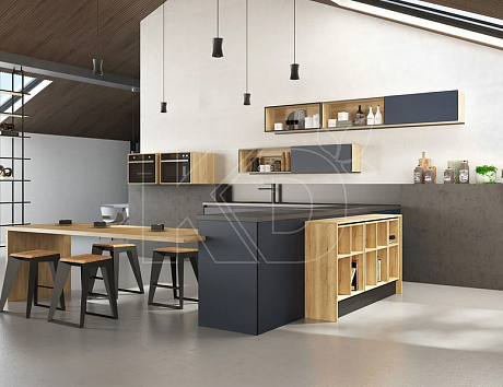 Кухни мдф в стиле модерн