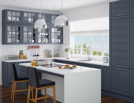 Серая кухня в Егорьевске