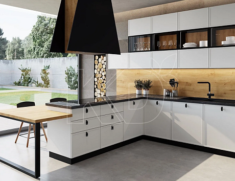 Кухни мдф в стиле модерн