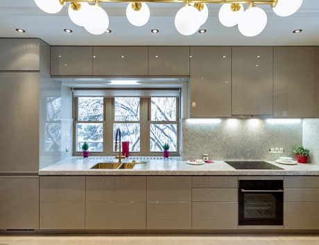 Глянцевая кухня