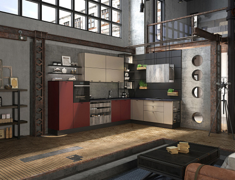 Красная кухня в Липецке