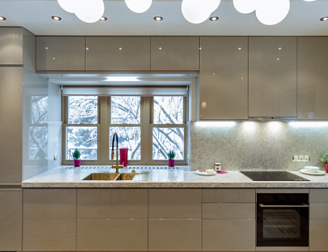 Серая кухня в Самаре