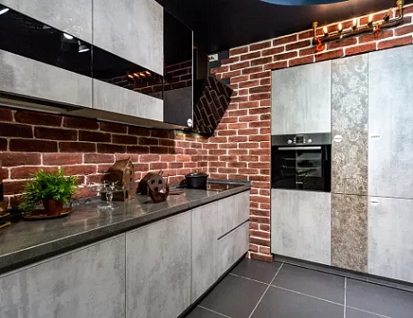 Серая кухня в Чите