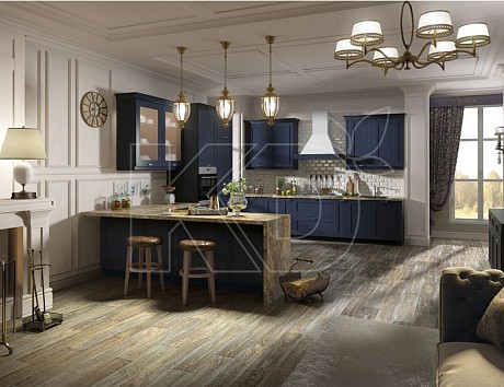 Яркая кухня классика