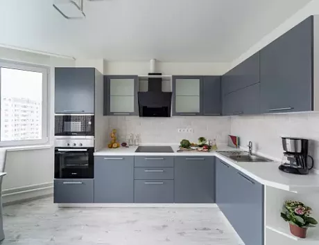 Серая кухня в Самаре