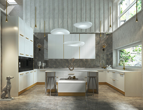 Белая кухня в Санкт-Петербурге