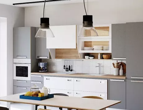 Серая кухня в Самаре