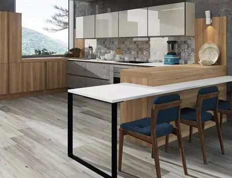 Коричневая кухня в Воронеже