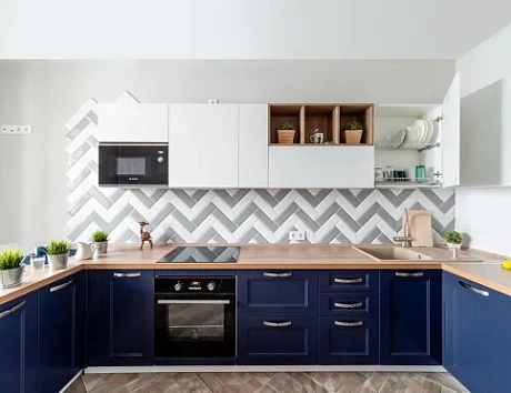 Синяя кухня в Наро-Фоминске