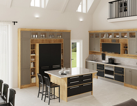 Серая кухня в Егорьевске