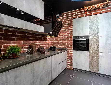 Коричневая кухня в Санкт-Петербурге