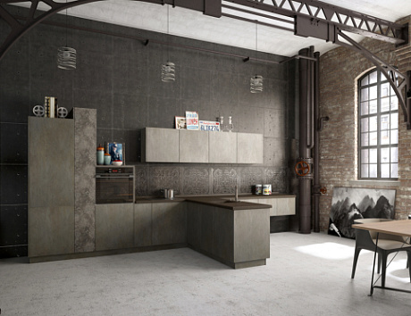 Серая кухня в Санкт-Петербурге