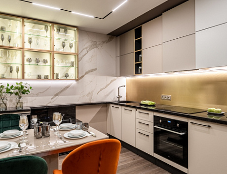 Современные светлые кухни