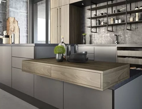 Серая кухня в Санкт-Петербурге