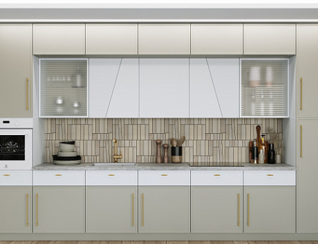 Светлая кухня в Сочи