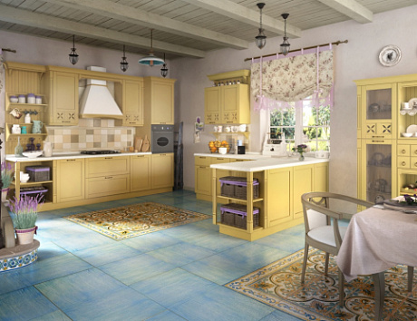 Маленькая светлая кухня