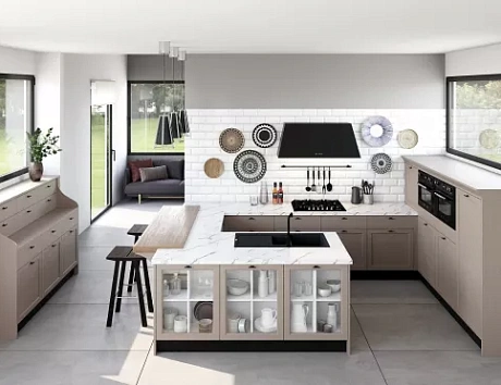 Бежевая кухня во Владикавказе