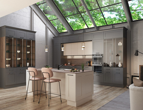 Кухня в темных тонах