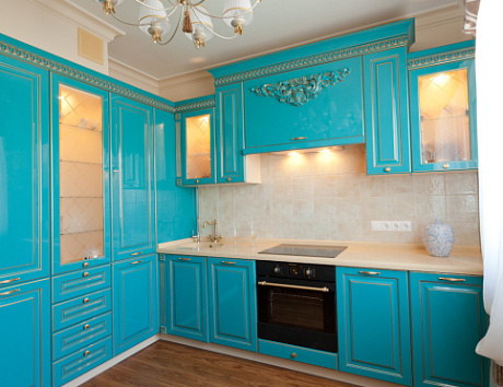 Глянцевая кухня в Санкт-Петербурге