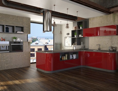 Кухня без ручек