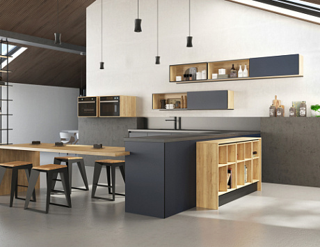 Темная кухня в Ростове-на-Дону