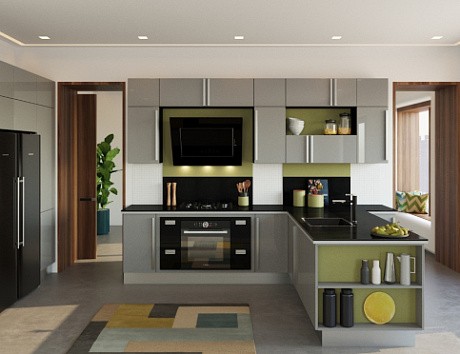 Кухня без ручек