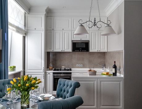 Белая кухня в Санкт-Петербурге