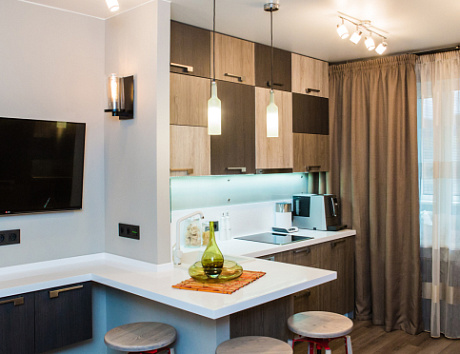 дизайн маленькой кухни