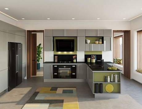 Кухни в стиле Хай-тек