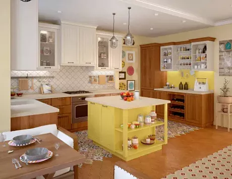 Желтая кухня в Анапе