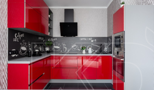 Красная Кухня в Интерьере (115+ Фото): Дизайн в Ярких Контрастах